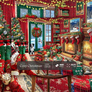 Accoglienti puzzle di Natale 1000 pezzi